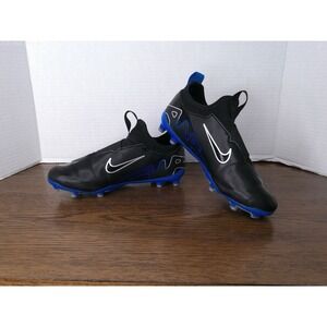 Nike Junior Vapor 15 Academy FG Black Chrome Hyper Royal Size 1Y